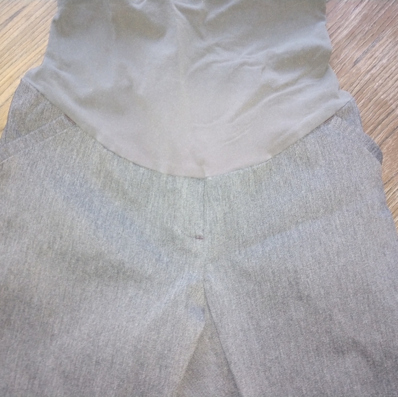 Gray maternity slacks - Picture 2 of 5